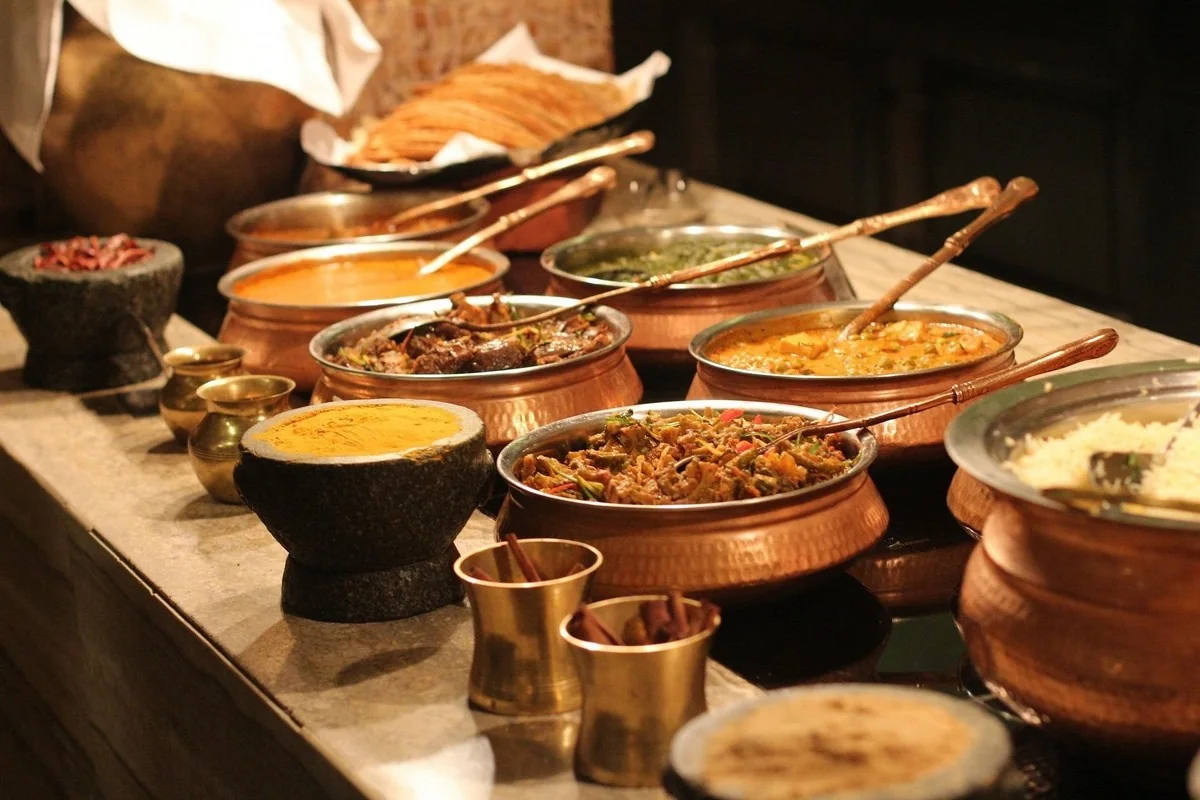 Buffet chaud du restaurant